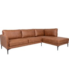 Corner sofa SOFIA RC, brown