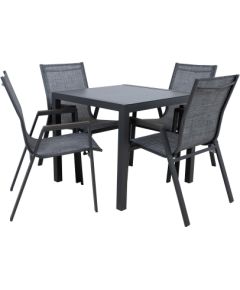 Garden furniture set DELGADO table and 4 chairs