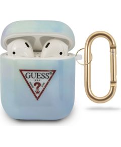 Guess GUACA2TPUMCGC02 Чехол для AirPods niebieski|blue Tie & Dye Collection