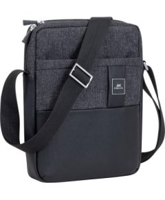 TABLET CASE CROSSBODY 11"/8811 BLACK MELANGE RIVACASE