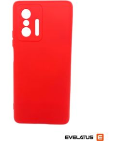 Evelatus  Xiaomi Redmi 11T/11T Pro Silicone case with Bottom Red