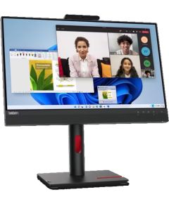 Lenovo ThinkCentre Tiny-In-One 24 Gen5 Touch, LED monitor - 24 - black, FHD, IPS, webcam, touch panel