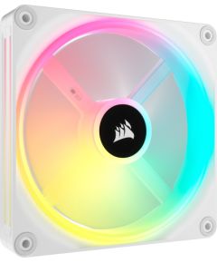 Corsair iCUE LINK QX140 RGB 140mm PWM Fan Case Fan (White Expansion Kit) Korpusu dzesēšana
