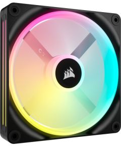 Corsair iCUE LINK QX140 RGB 140mm PWM Fan Case Fan (Black Expansion Kit) Korpusu dzesēšana