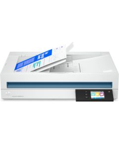 HP ScanJet Pro N4600 fnw1 Scanner - A4 Color 600dpi, Flatbed Scanning, Automatic Document Feeder, Auto-Duplex, OCR/Scan to Text, 40ppm, 10000 pages per day / 20G07A#B19