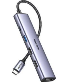 HUB USB Ugreen Adapter CM478 USB-C do HDMI, USB-A 3.0, 2x USB-A 2.0, PD