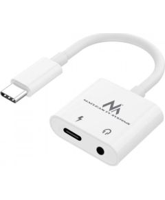 Adapteris USB Maclean USB type-C 3,5 mm jack PD MCTV-848