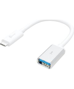 j5create USB-C [plug] to USB-A [socket] adapter cable 10cm