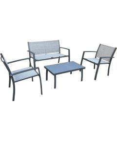 Garden furniture set CYPRESS table, bench and 2 chairs