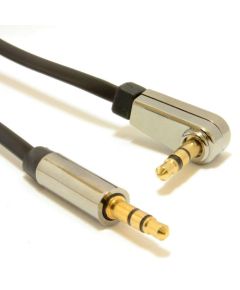 Gembird Right angle 3.5 mm stereo audio cable, 1.8m