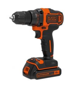 Black&decker Akumulatora urbjma&scaron;īna BDCDD186B / 18V / 2x1,5 Ah, Black+Decker