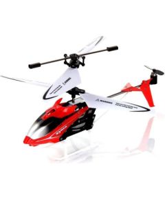 SYMA S5 Helikopters ar žiroskopu stabilizatoru / LED / Sarkans