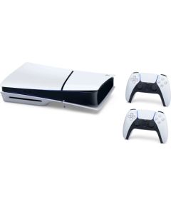 Sony Playstation 5 Slim 825GB BluRay (PS5) White + 2 Dualsense controllers Spēļu konsoles