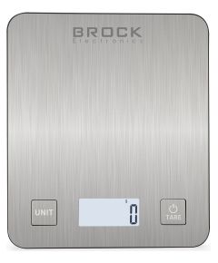 Brock Цифровые кухонные весы, питание: 3 батарейки ААА.