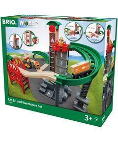 BRIO Large warehouse with lift - 33887