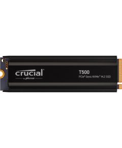 Crucial T500 1TB (black, PCIe 4.0 x4, NVMe, M.2 2280, with heatsink)