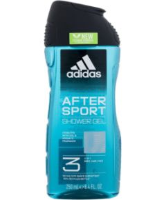 Adidas After Sport / Shower Gel 3-In-1 250ml New Cleaner Formula