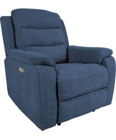 Recliner armchair MIMI electric, blue