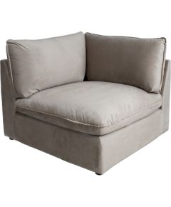 Modular sofa TEVY 1-seater corner section, beige