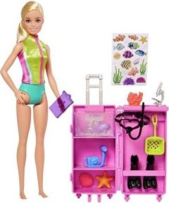 Lalka Barbie Mattel Biolożka morska Zestaw z lalką HMH26