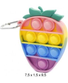 Mocco Bubble Pop Antistresa Rotaļlieta / Atslēgu piekariņš / Ananāss- Daudzkrāsaina