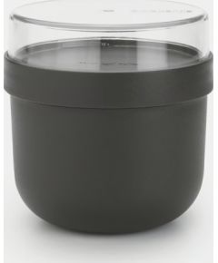 BRABANTIA Make & Take brokastu trauks, 0.5L, dark grey - 204180