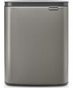 BRABANTIA atkritumu tvertne Bo,12l,Platinum - 230387