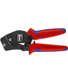 KNIPEX self-adjusting crimping pliers 97 53 08 (red/blue, for ferrules, front entry)