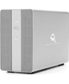 OWC Mercury Elite Pro Dual with 3-Port USB Hub, Drive Enclosure (silver, USB 10Gb/s External Storage Solution)