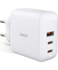 Aukey AUEKY Omnia Mix 3 PA-B6S Wall charger 1x USB 2x USB-C Power Delivery 3.0 90W White