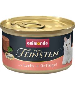 ANIMONDA Vom Feinsten Mousse Salmon and Poultry - wet cat food - 85 g