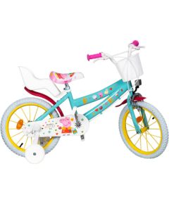 Toimsa-Rower dzieciecy 16" Swinka Peppa zielony