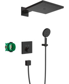 Hansgrohe dušas sistēma ar iebūvējamo termostatu ShowerSelect Raindance E 300/Raindance Select S 120 3jet, mat