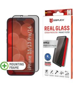 Apple iPhone 13/13 Pro/14 Real 3D Screen Privacy Glass By Displex Black