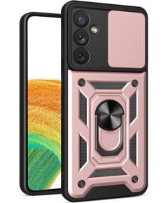 iLike Samsung  Galaxy A34 5G armored case with camera cover Pink