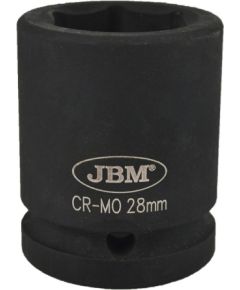 Trieciena muciņa seškanšu, īsā 3/4" 28mm, JBM
