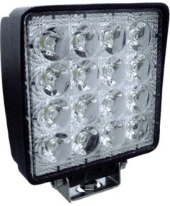 Darba lukturis 16 LED 48W, izkliedēta gaisma, kvadrāta, JBM