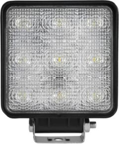 Darba lampa LED, kvadrāta, 27W 10 30V, JBM