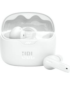 JBL wireless earbuds Tune Beam, white
