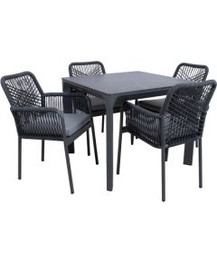 Garden furniture set CARVES table and 4 chairs