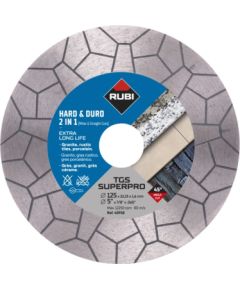 Dimanta griešanas disks Rubi TGS 125 SUPER PRO; 125 mm