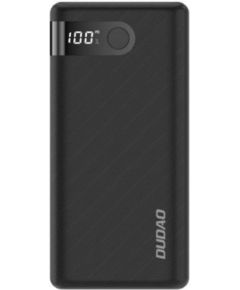 Dudao   powerbank 20000 mAh 2x USB / USB Type C / micro USB 2 A with LED scree Black