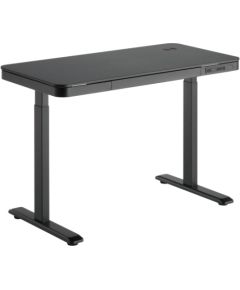 Adjustable Height Table Up Up Balder II Black