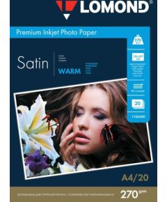 Lomond Premium Photo Paper Satin 270 g/m2 A4, 20 sheets, Warm