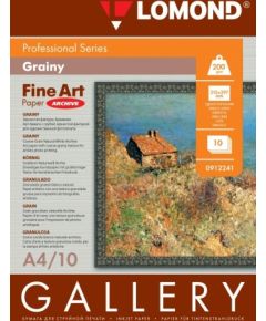 Lomond Fine Art Paper Gallery Grainy 200g/m2 A4, 10 sheets, Coarse Natural White Archive