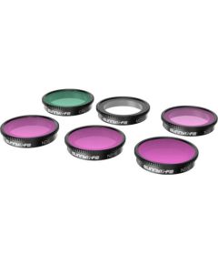 Set of 6 filters MCUV+CPL+ND4+ND8+ND16+ND32 Sunnylife for Insta360 GO 3/2