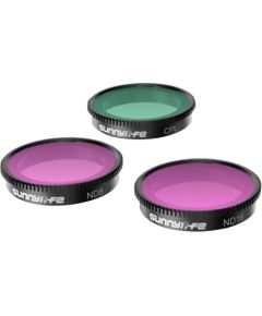 Set of 3 filters CPL+ND8+ND16 Sunnylife for Insta360 GO 3/2