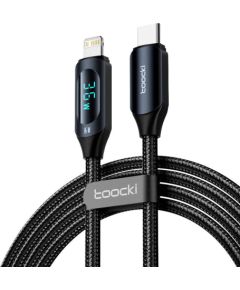 Toocki Charging Cable USB C-L, 1m, 36W (Black)