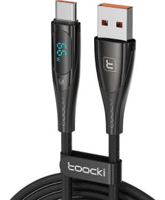 Toocki Charging Cable USB A-C 1m 66W (Black)