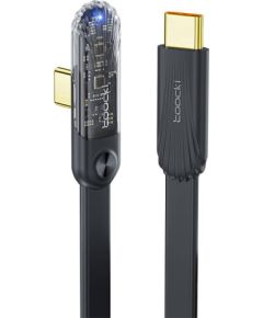 Toocki Elbow Charging Cable C-C, 1m, 100W (Black)